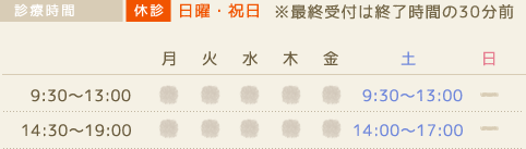 診療時間